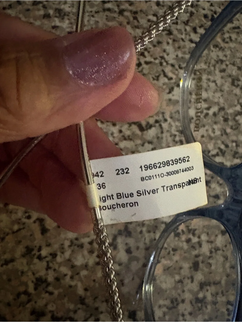 Blue Women's frame- sunglasses